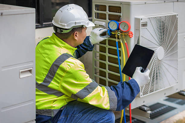 Professional Hvac technician working in Albion, NY